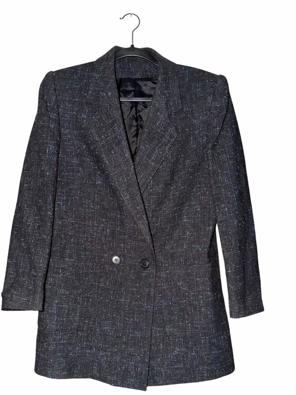 Women's Vintage  Tweed Long Blazer Jacket Size 9/10